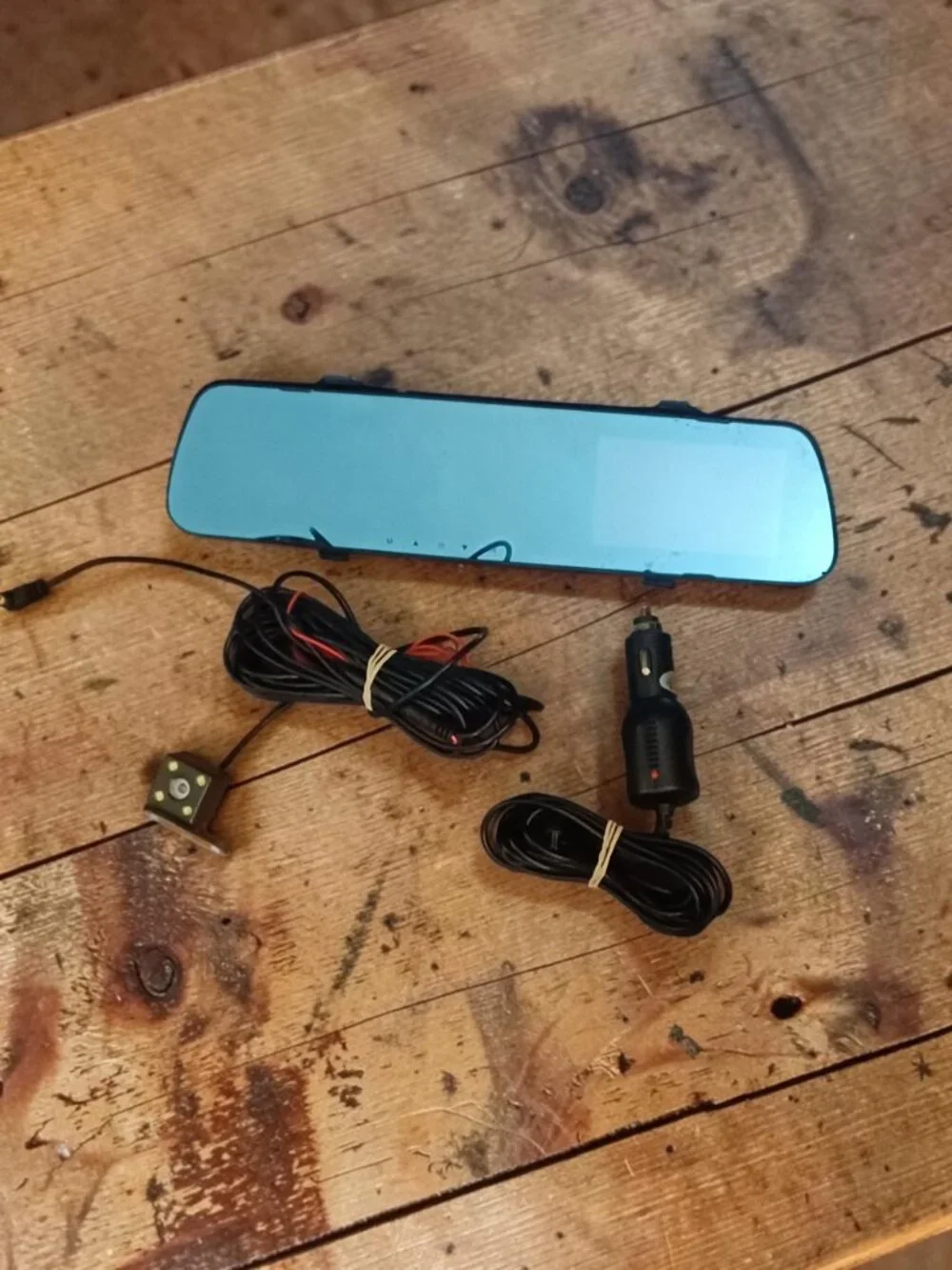Mirror Dash Cam  1080P Front + Rear View Dual Camera, Night Vision, Parking